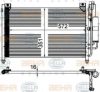 FORD DG8061480D Condenser, air conditioning